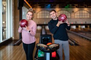 Westmount team doubles at Bowl and Barrell Dallas for Happy Hour.